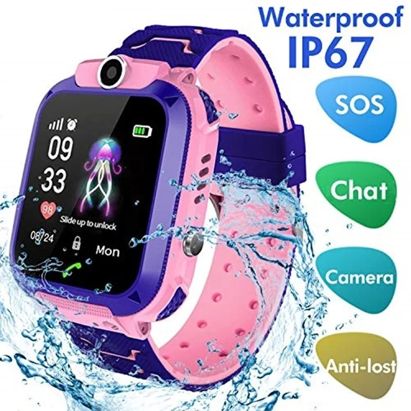 Smartwatch Watches Gift For Boys - 2G Inteligentny zegarek dla dzieci SOS