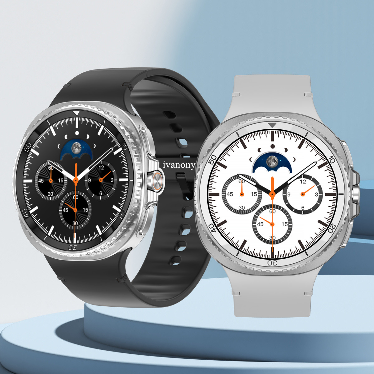 Smartwatch Digital Watches For Men - Smartwatch męski z obrotową ramką, asystent