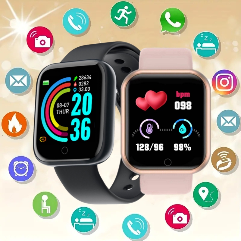 Smartwatch Digital Watches For Men - Inteligentny zegarek wiadomość przypomnienie kontrola muzyki