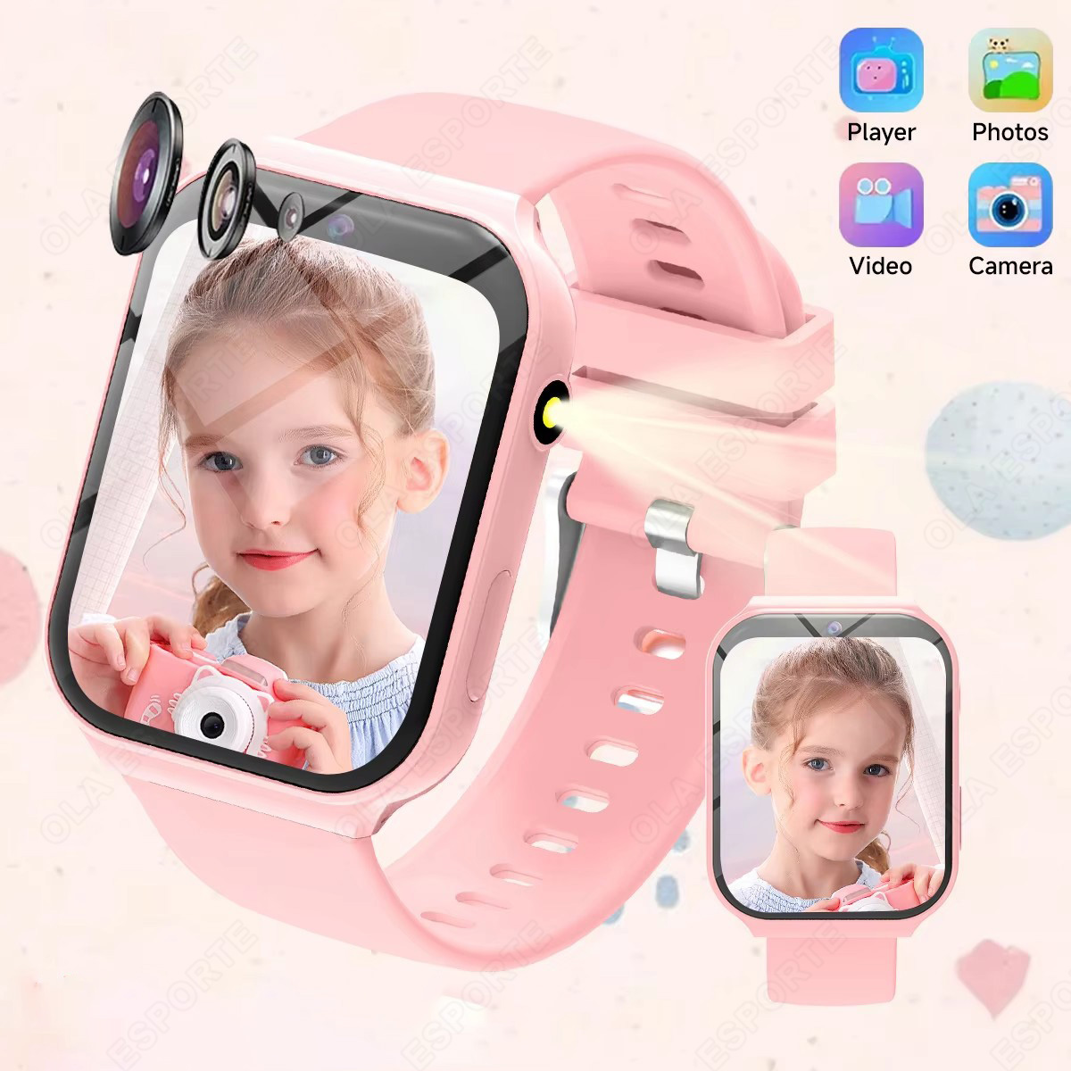 Smartwatch Watches Birthday Gift For Boys - Nowy smartwatch dla dzieci 2025, kamera