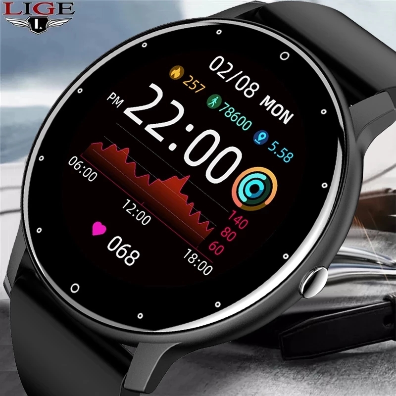 Smartwatch Digital Watches For Men - LIGE 2026 Nowy Smartwatch Męski z