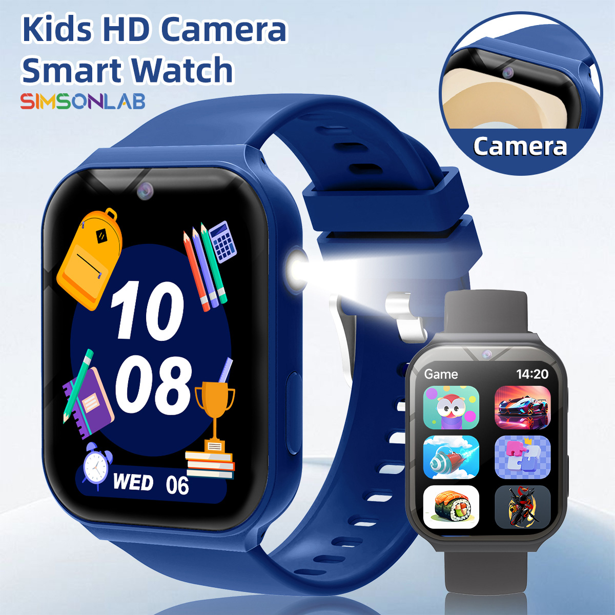 Smartwatch Watches Gift For Boys - Partnerzy do nauki dla dzieci Kamera