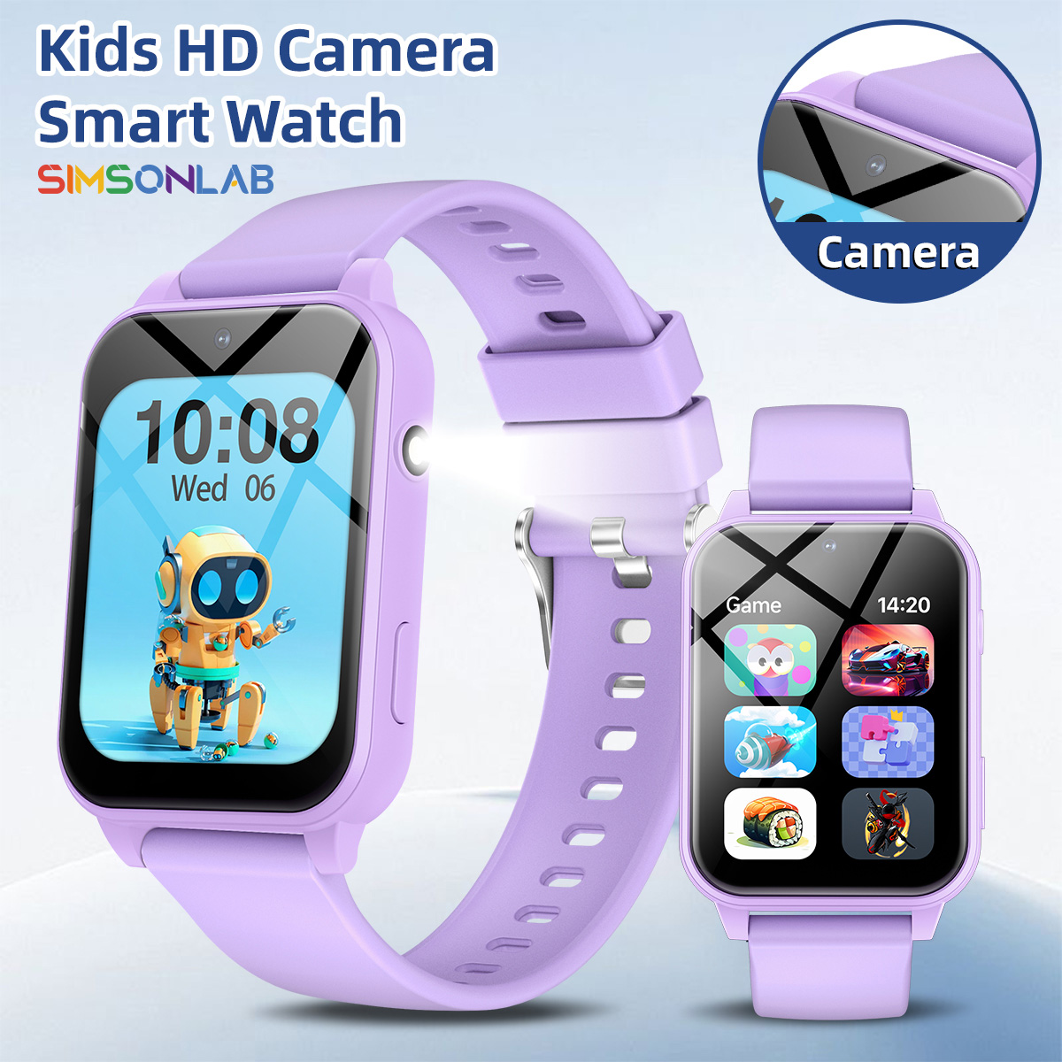 Smartwatch Watches Gift For Boys - Inteligentny zegarek dla dzieci 2026, wielofunkcyjny,