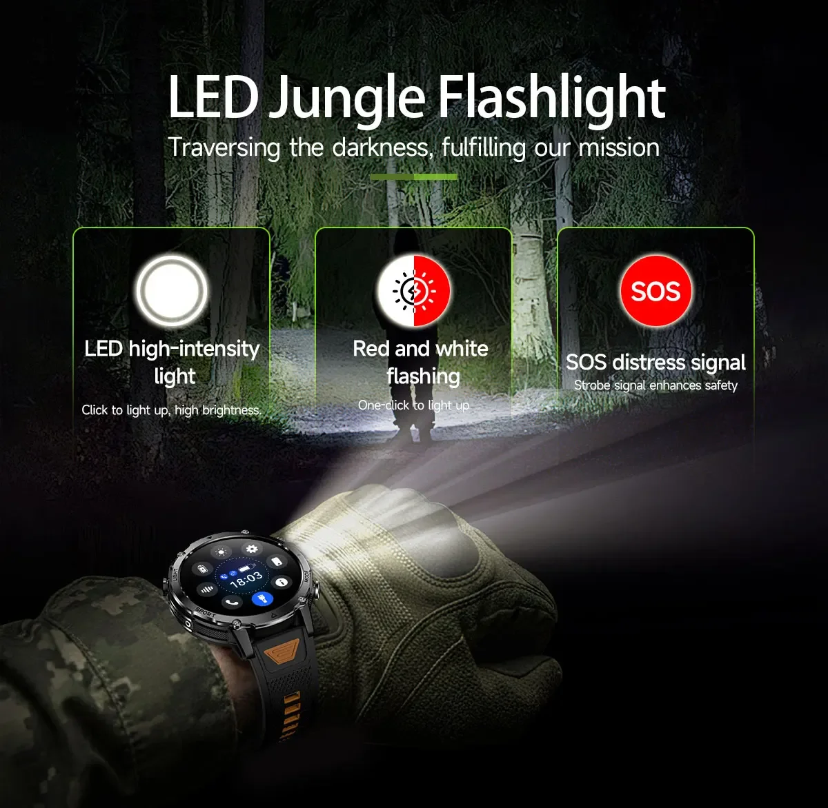 Smartwatch męski z dużą bateri – Smartwatch Watches Brands For Men recenzja i cena
