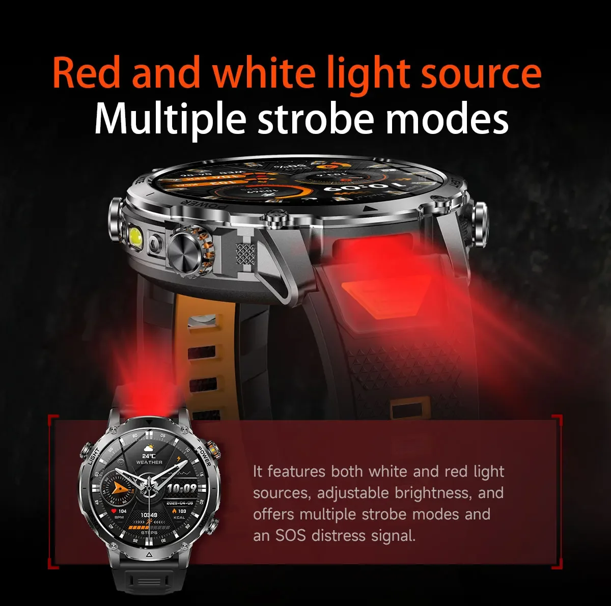 Smartwatch męski z dużą bateri – Smartwatch Watches Brands For Men recenzja i cena