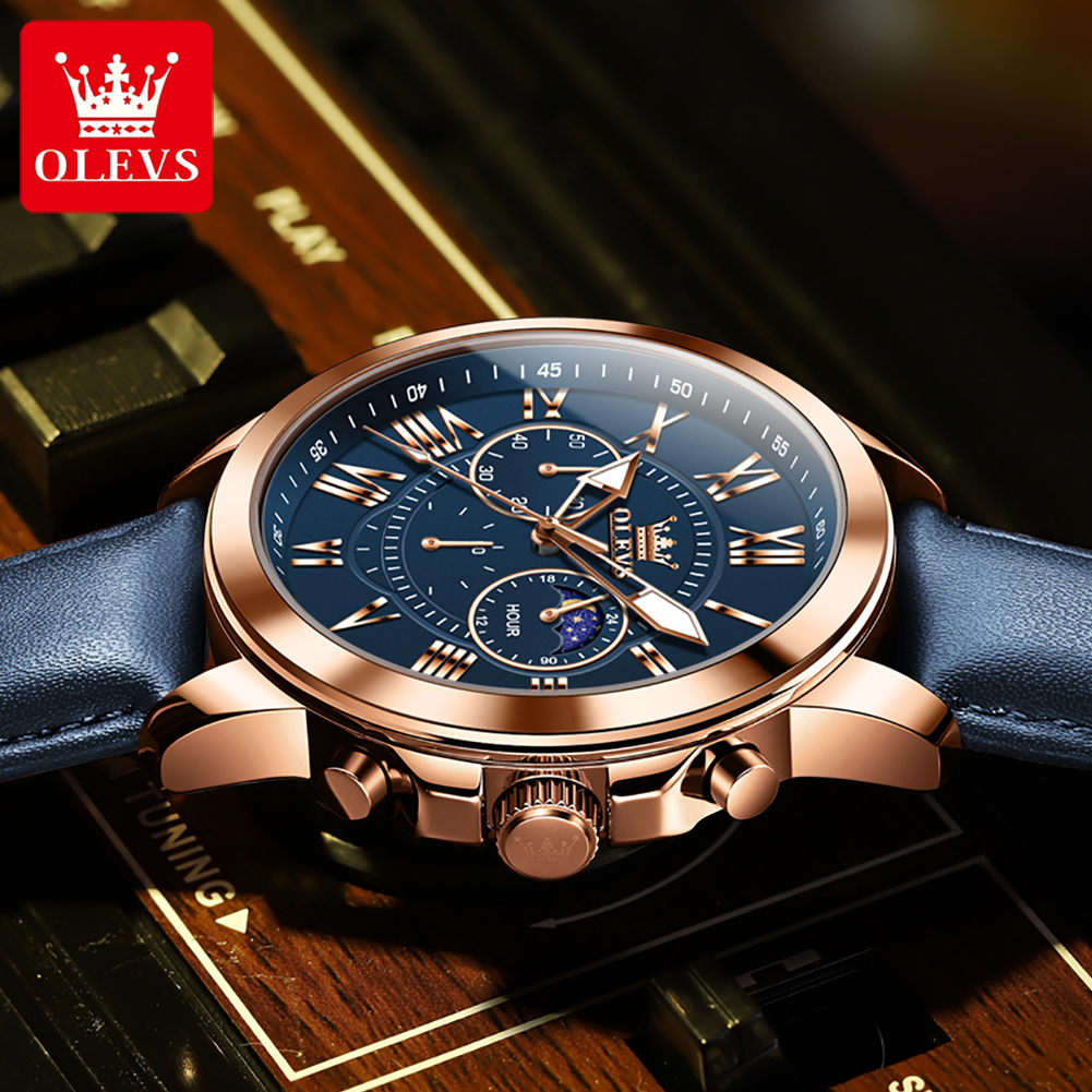 Zegarek męski OLEVS 3632, wiel – Smartwatch Watches Brands For Men recenzja i cena