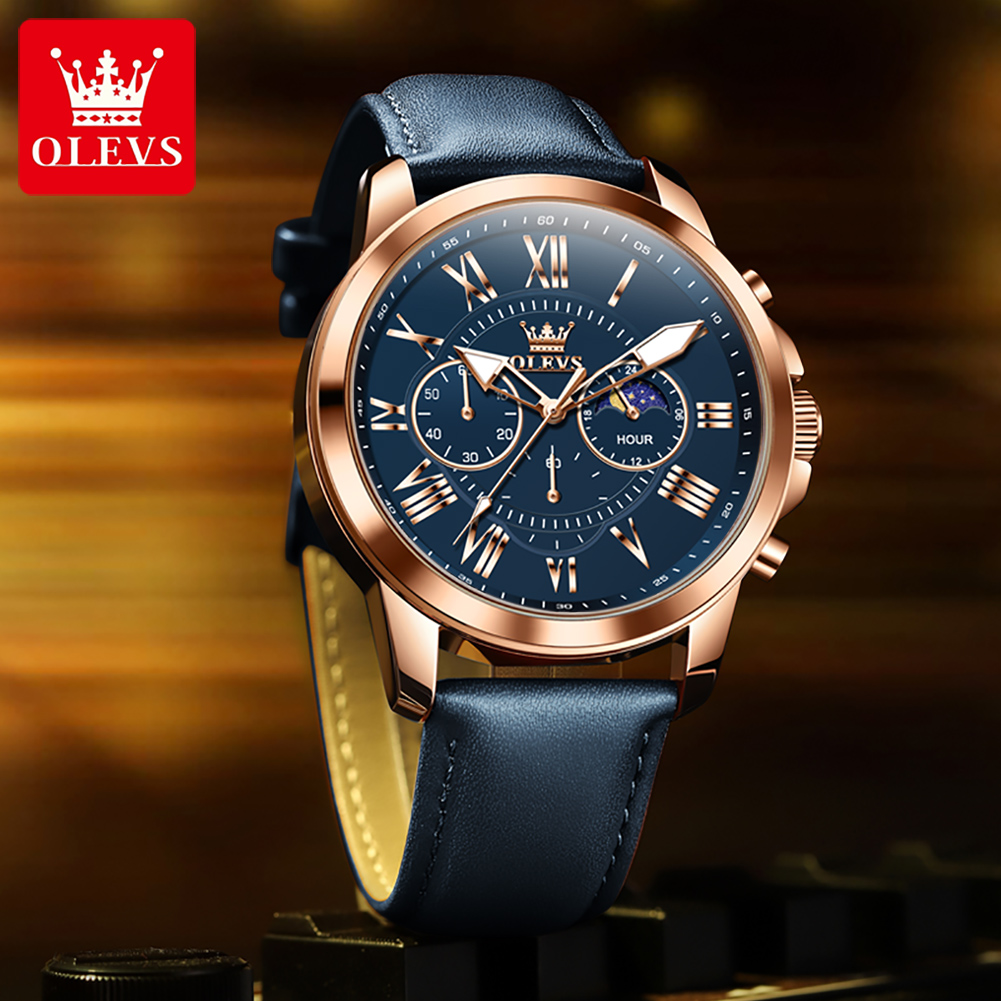 Zegarek męski OLEVS 3632, wiel – Smartwatch Watches Brands For Men recenzja i cena