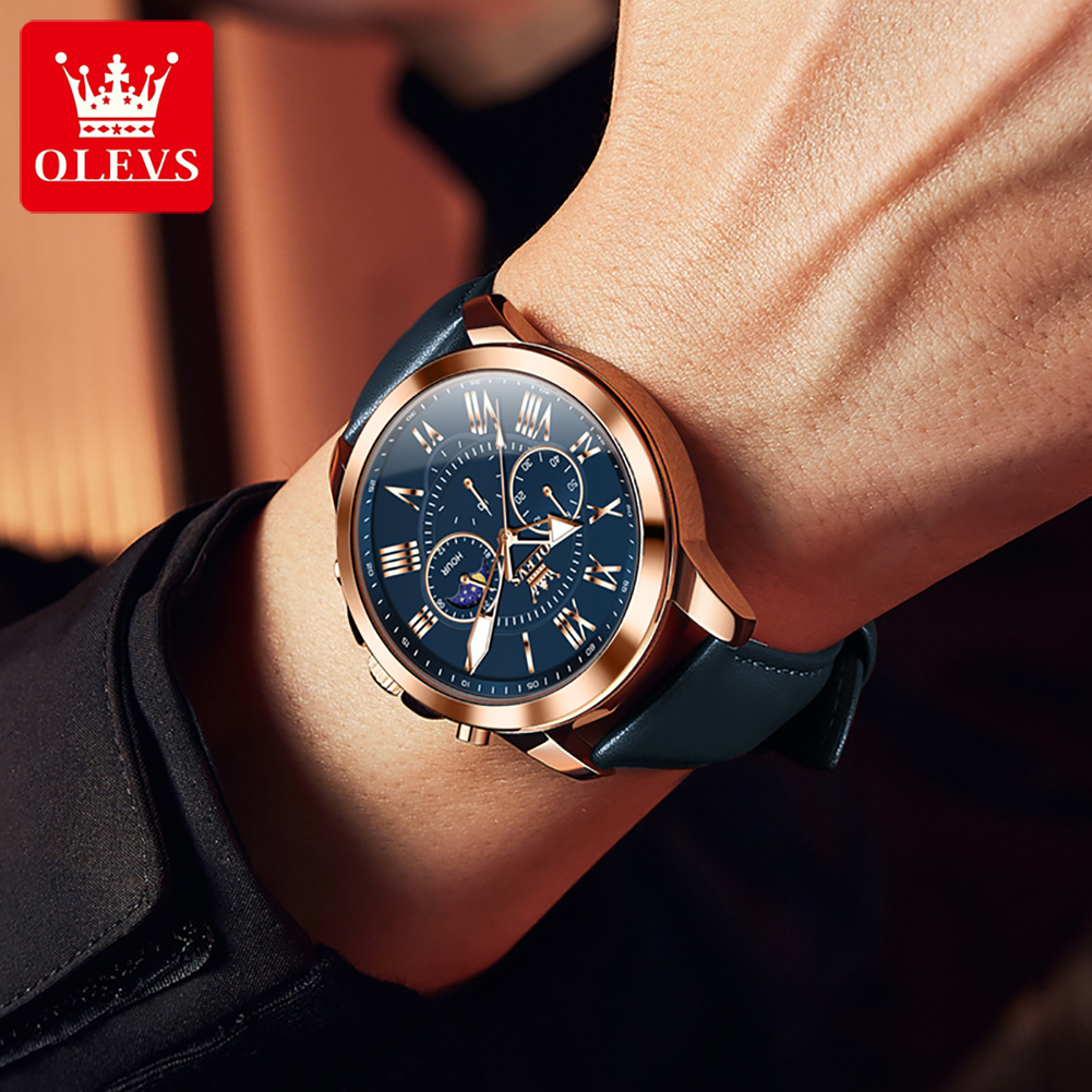 Zegarek męski OLEVS 3632, wiel – Smartwatch Watches Brands For Men recenzja i cena
