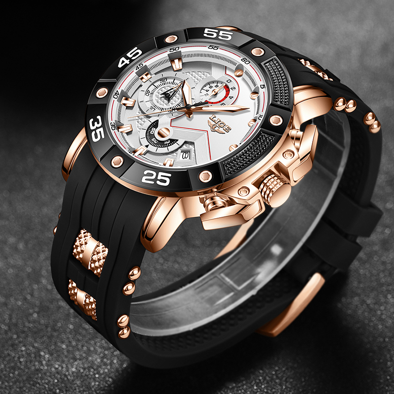 Zegarki kwarcowe LIGE, luksuso – Smartwatch Watches Brands For Men recenzja i cena