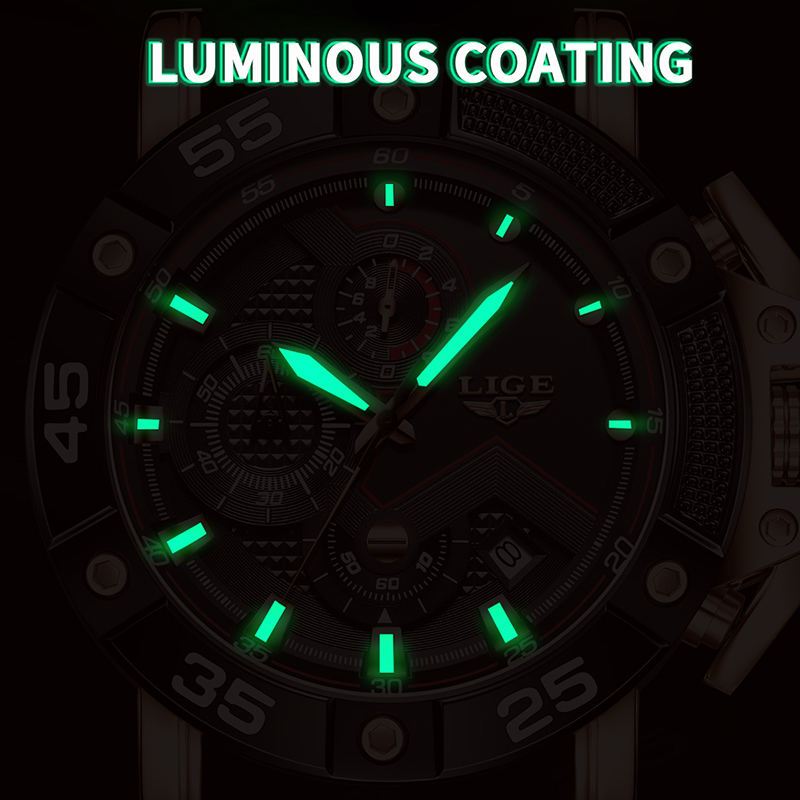 Zegarki kwarcowe LIGE, luksuso – Smartwatch Watches Brands For Men recenzja i cena