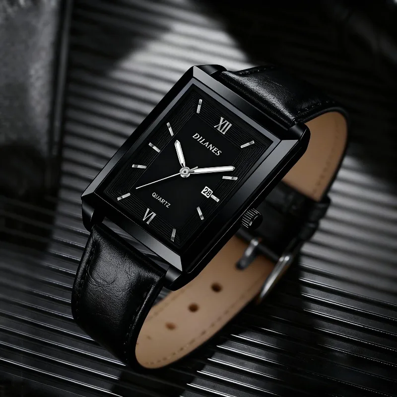 Męskie zegarki skórzane casual – Smartwatch Watches Brands For Men recenzja i cena