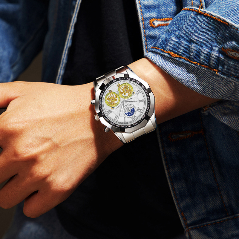 Luksusowe męskie zegarki kwarc – Smartwatch Watches Brands For Men recenzja i cena